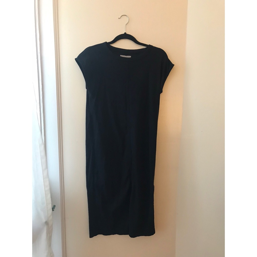 Everlane black midi dress